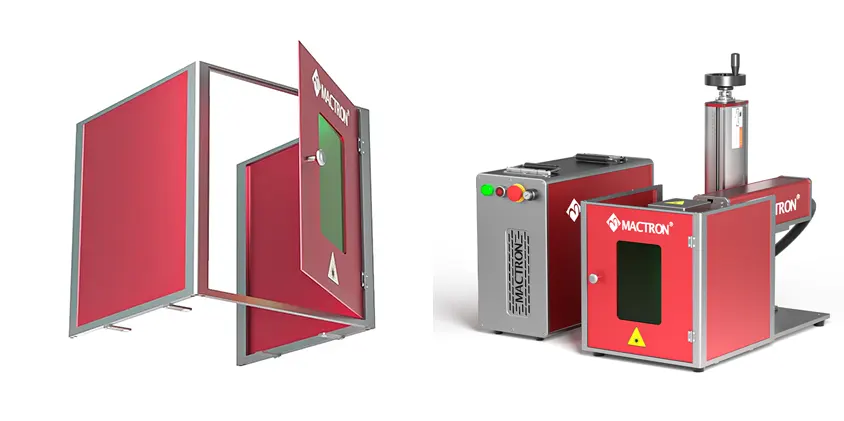 Laser Folding Safety Shield